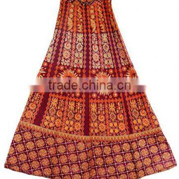 Buy Indian Cotton Printed Wrap Around Skirt - Alibaba