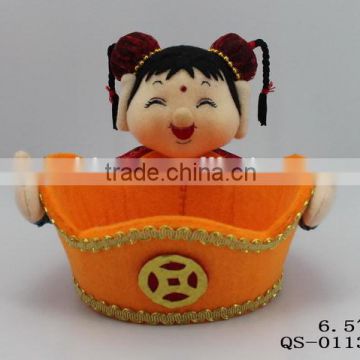 2016 chinese new year decoration items candy basket