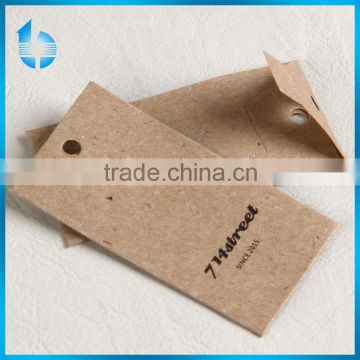 China printing factory custom vellum paper card tag for Chinese and Western style clothes