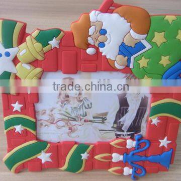 Promotional custom pvc christmas photo frame wholesale