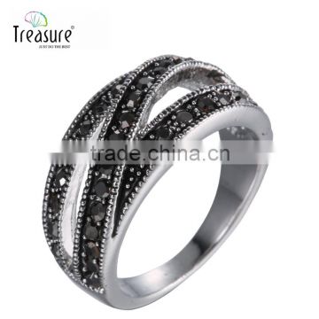 Alibaba China wholesale jewelry diamond zircon ring 925 silver ring Body jewelry