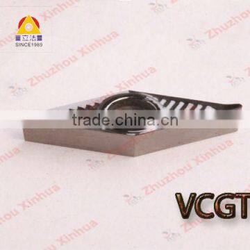 Aluminum inserts VCGT160404 turning cutters