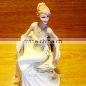 custom design sex girl manufacturer in china/resin angel craft for decoration/custom design princess resin figurine