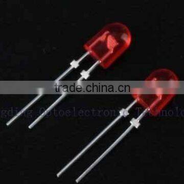 5mm red led diodes, diffused