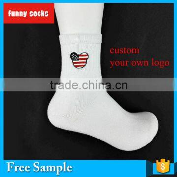 Custom Logo Embroidery Sport Socks photo-4