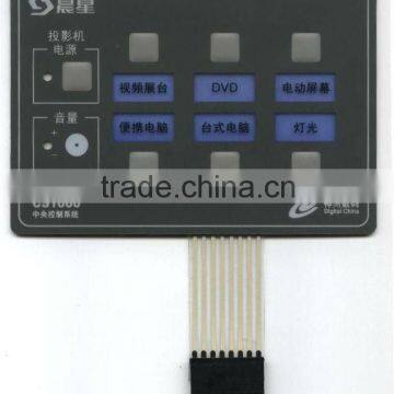 Projector CS1000 central control system button membrane switch