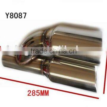 China Manufacturer for Dual Slant Cut Stainless Steel Exhaust Muffler Tip for Car