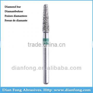 TR-62C High Speed Coarse Grit End Domed Conical Dental Diamond Drills