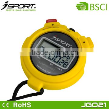 Factory Wholesale 10 Laps Memory Wall Stopwatch with Lanyard