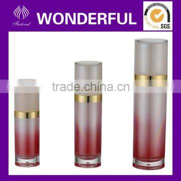 Acrylic empty cosmetic body lotion bottle