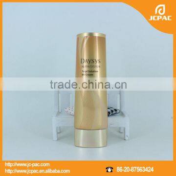 BB cream cosmetic aluminum oval tube/ Customized Aluminum Cosmetic Package Oval Tube