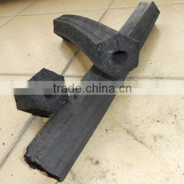AH9001B 4cmX4cmX40cm HEXAGON BARBECUE CHARCOAL WITH A HOLE INSIDE