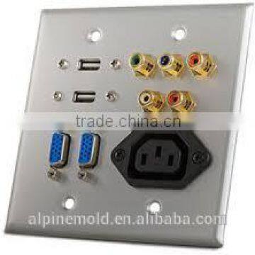 Die casting aluminium alloy wall switch plates covers