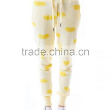 womens funky silk screen pants