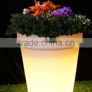 plastic light up led flower pots garden planters