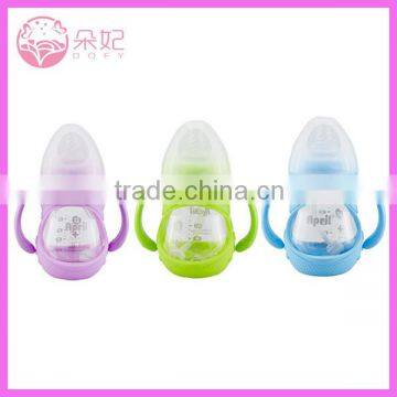 150ml high borosilicate glass baby feeding bottle