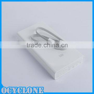 Xiaomi 20000mah battery charger power bank for smartphone