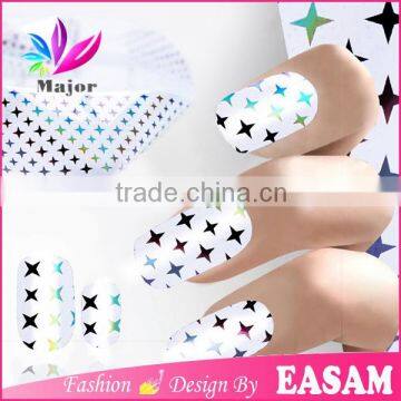 New arrival major design JQ nail transfer foil,hot new design nail star foil