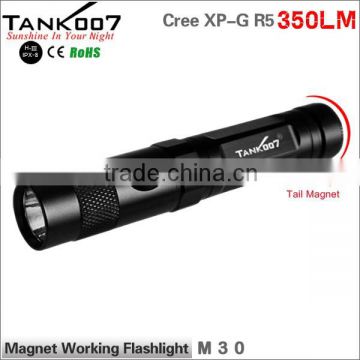 powerful emergency 18650 battery magnet tactical led flashlight/torch