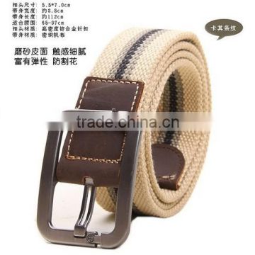 213 Fashion Canvas Men's Fabric Belt