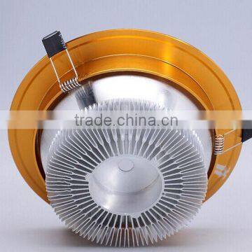 Round Led Ceiling Light for Home/office/Supermarket 9w 12w 18w 24w ( Golden/silver/black/ White Color Edge)