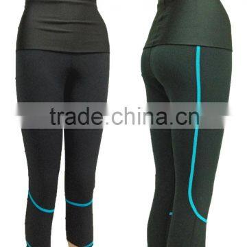 Hot Neoprene Slimming Waist Yoga Control Pants Shaper Weight loss Capri Anti Cellulite Leggings