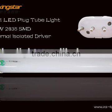 Compatible 540mm 2G11 Plug-in LED tube light 22W high lumens 110lumen/ w tube8 japanese 18w