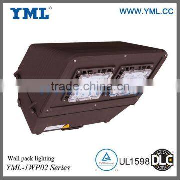 DLC 80W LED wall pack light full cut off 5 years warranty