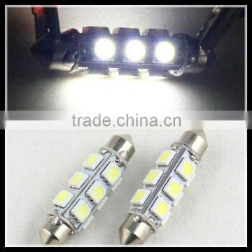 360 degree 12 SMD 5050 Car C5W festoon LED Interior Dome light Festoon Light Bulb 42mm