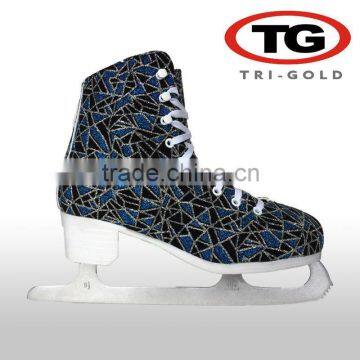 Exciting Glitter Design Figure Ice Skate for girls