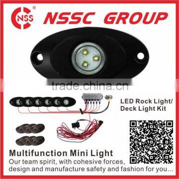 9-32V IP68 12 Volt Recessed Low Voltage LED Deck Light Kit for Boat Yacht Jeep Truck photo-2