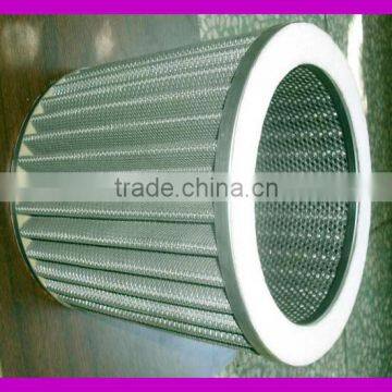 Stainless steel wire mesh natural gas filter element