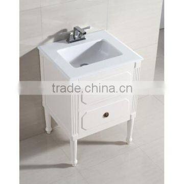 small cheap new fashional solid wood wall bathroom vanity