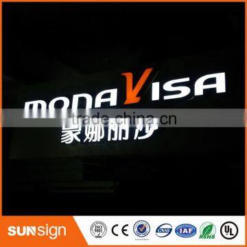 Machine Made Online Shopping Led Edge Lit Acrylic Sign