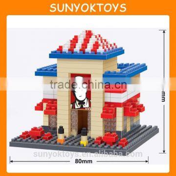 Theme Scheduler Toys Restaurant Educational Plastic Building Block Toy