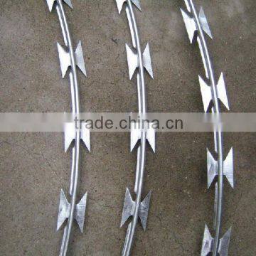One-loop Spiral Razor Barbed Wire Mesh/Plane Welding Razor Barbed Wire Mesh/Panel Razor photo-5