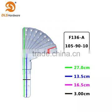 Hinge for Ottoman Furniture Hardware for Sofas Reclining Sofa Headrest Hinge Furniture Assembly Hardware photo-4