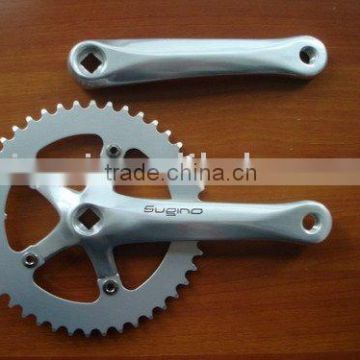 Fixed bike crankset