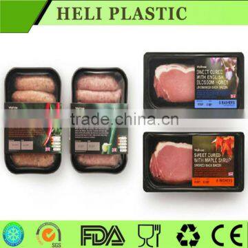 disposable white/black PP meat tray/containers