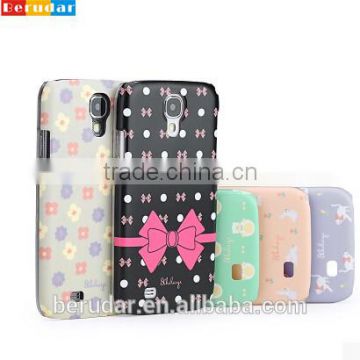 Beautiful flower butterfly phone case for girls oem samsung s4 i9500 back cover