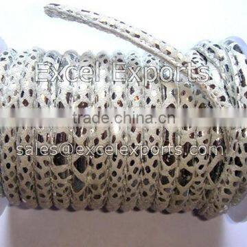 Side Stitched Lambskin Leather Cords 5mm