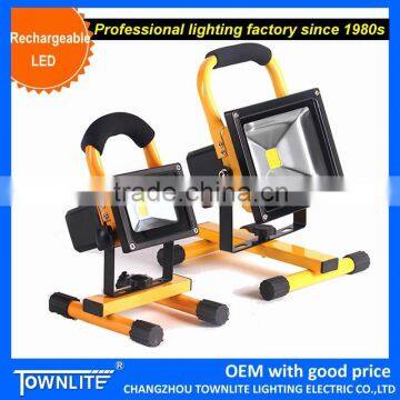 Portable Led 12v Rechargeable Led Work Light Fixture With Stand, Led Flood Lights 20w photo-2