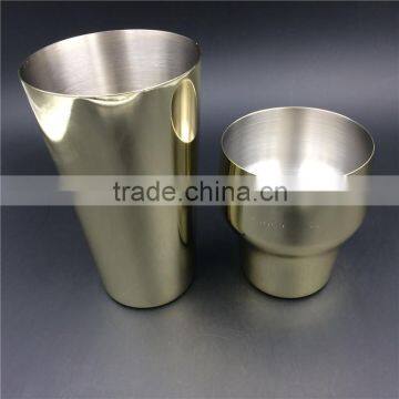 900ml Gold Plated Cocktail Shaker Stainless Steel Bar Tools photo-5