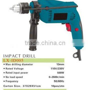 13mm impact drill/ power tools 500w impact drill ID005