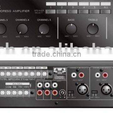 5 ZONE MIXER AMPLIFIER PA System Amplifier