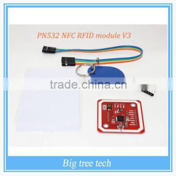 PN532 NFC RFID module V3 kits -- NFC with Android phone with Card Tag Ring Cable Pin