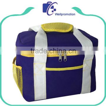 Outdoor handled cooler lunch bag insulated with mesh pocket                        
                                                                                Supplier's Choice