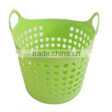 plastic laundry basket