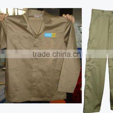 working uniform shirt and pants workwear