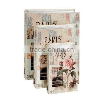 set of 3 decorative book box